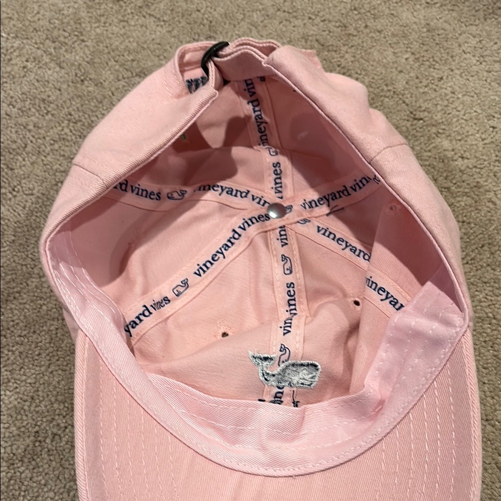 Vineyard Vines Pink Baseball Cap - Picture 3 of 3